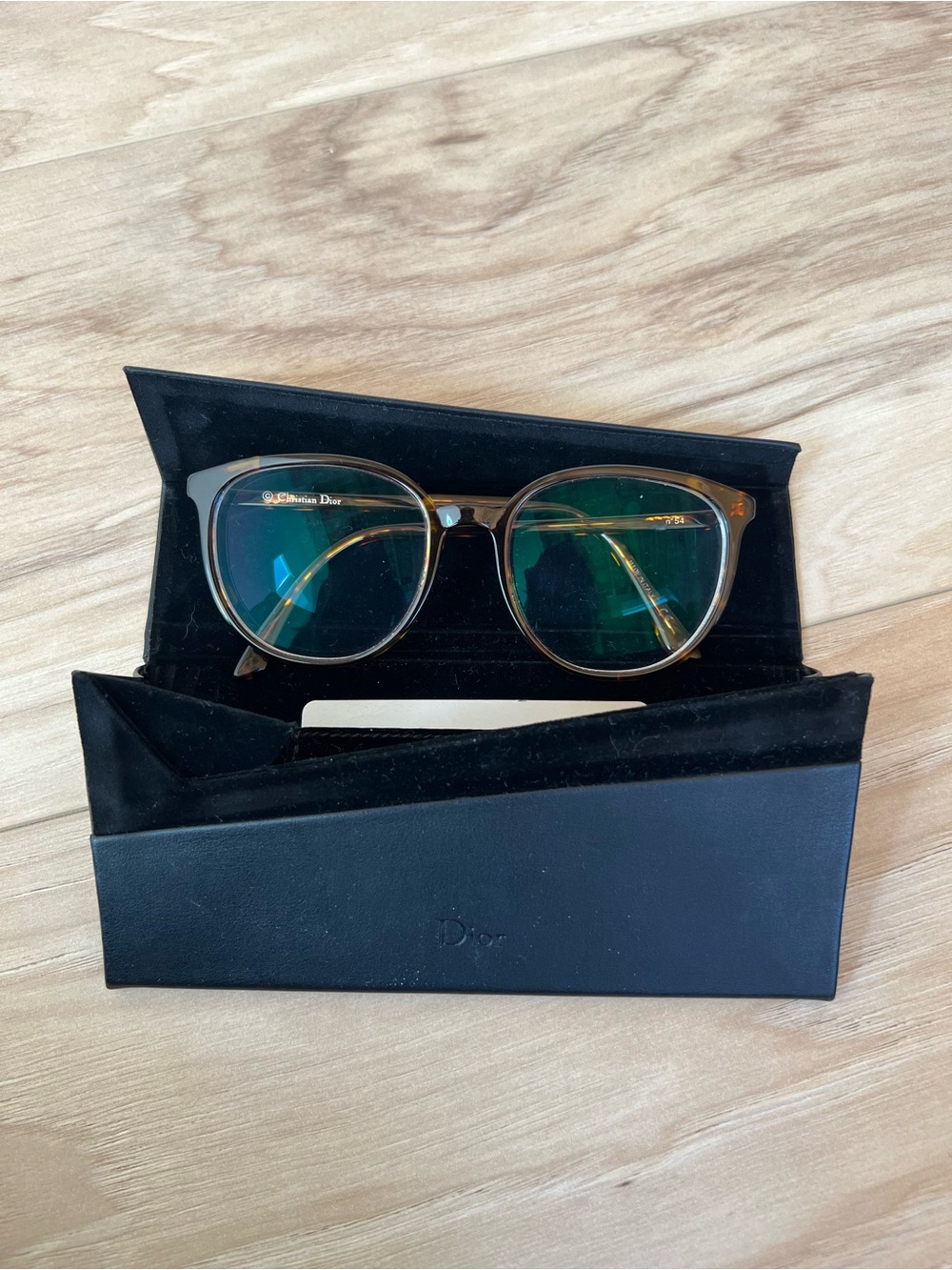 Dior Tortoise Shell Rounded Optical Frames - Picture 4 of 4